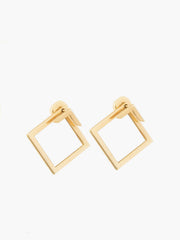 Vibemartini Square Geometric Stud Earrings