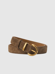Vibemartini Soft-Buckle Leather Belt