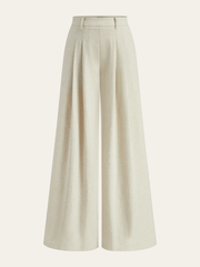 Vibemartini Linen Blend Wide-Leg Pants