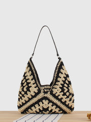 Vibemartini Vintage Crochet Macrame Shoulder Bag