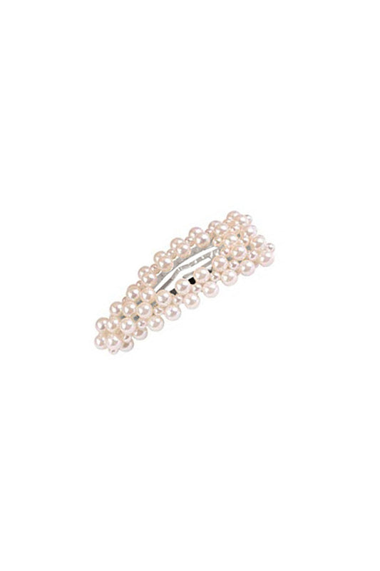 Braided Pearl Barrette