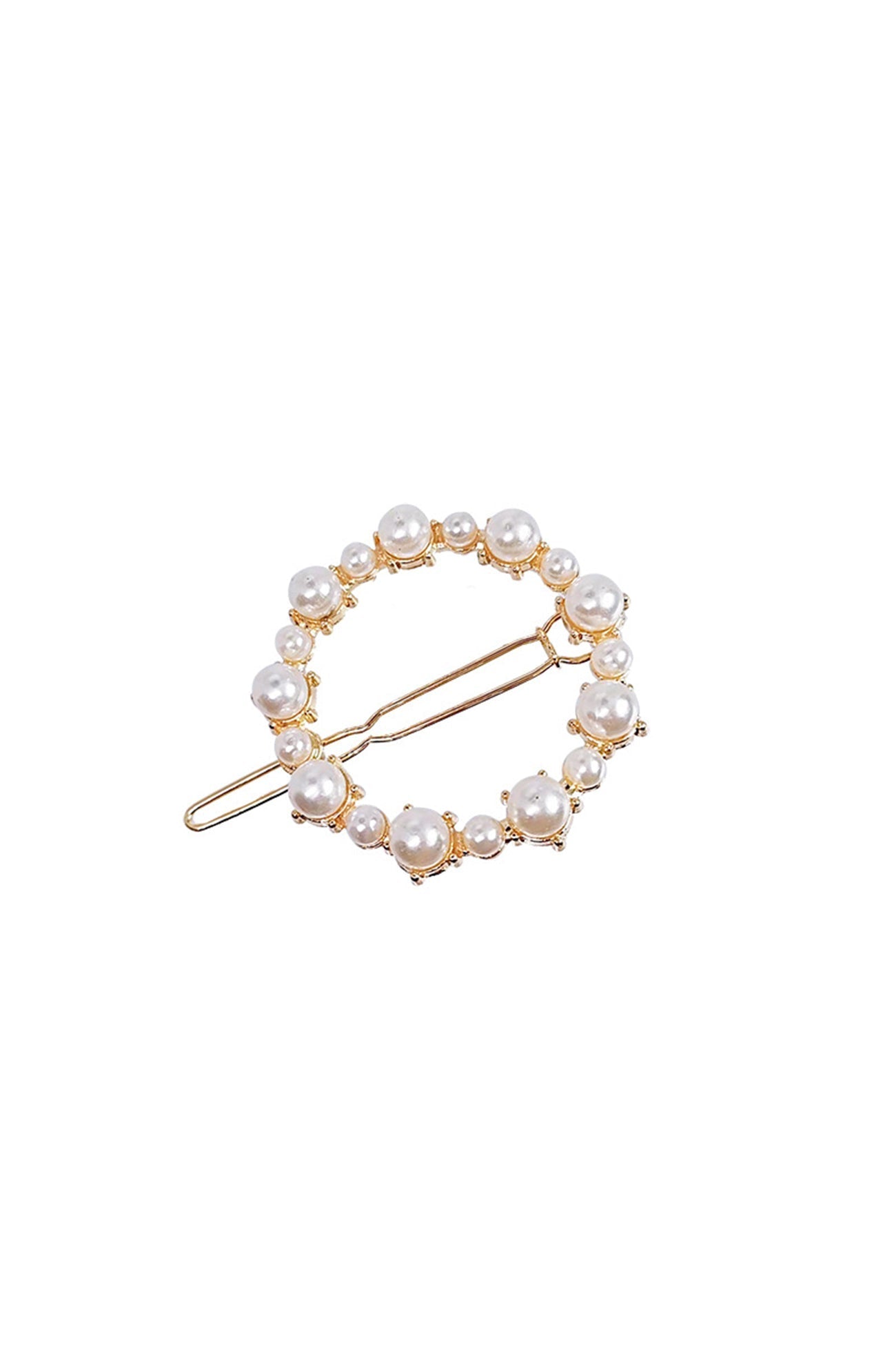 Braided Pearl Barrette