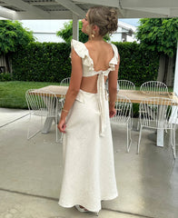 Cienti Flounce Maxi