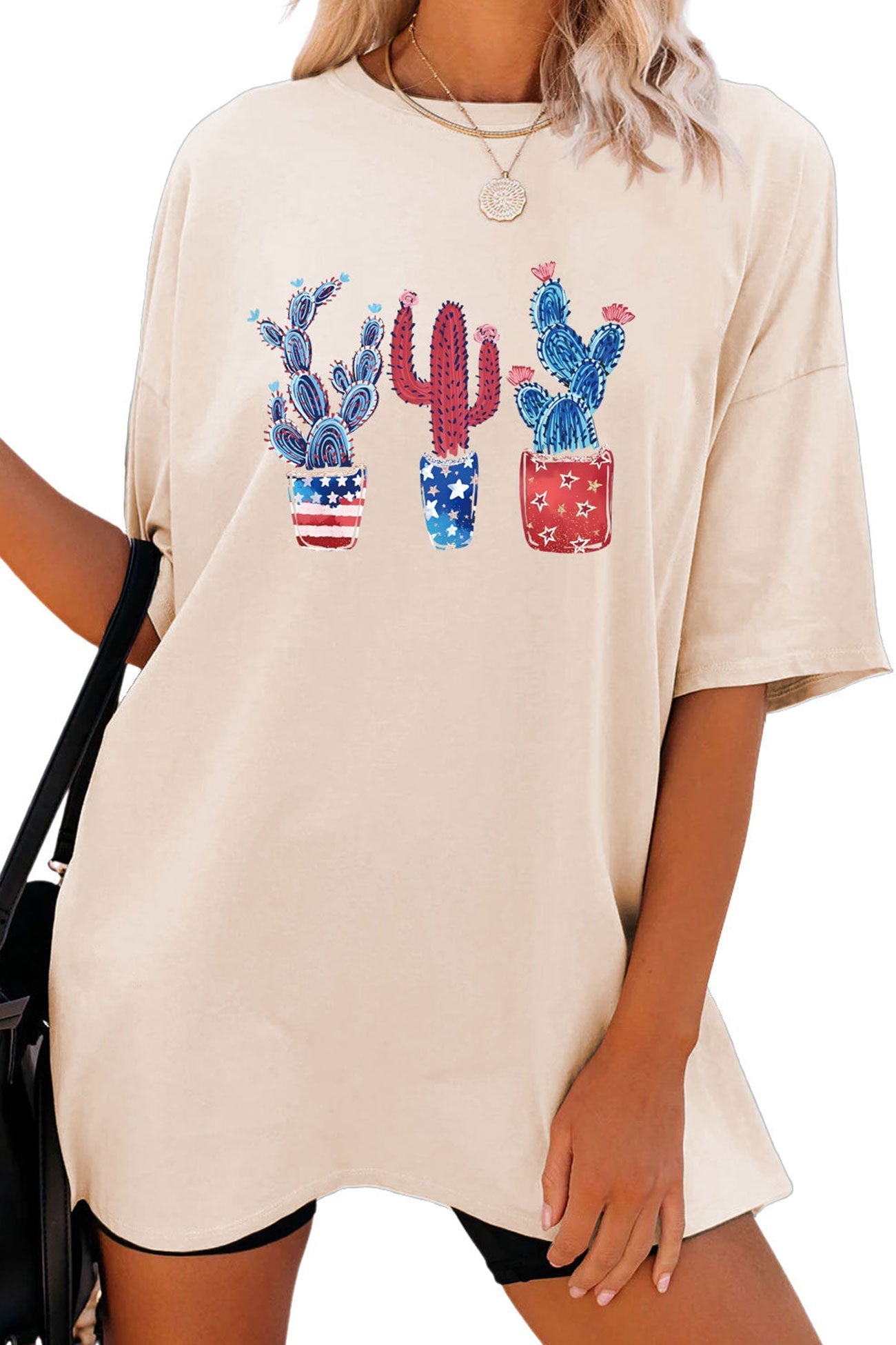 Cactus Flag Print T-shirt