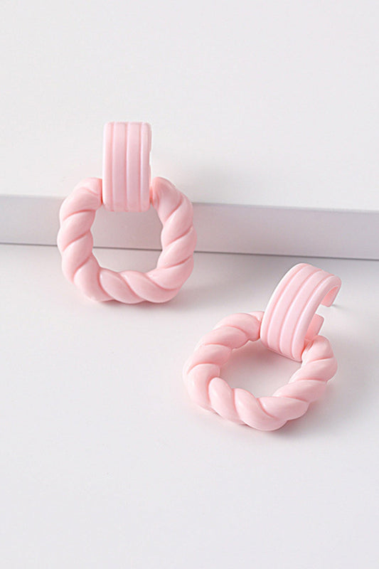 Candy Colors Twisted Earrings