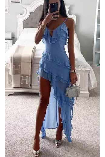 Flowing Irregular Maxi Dress