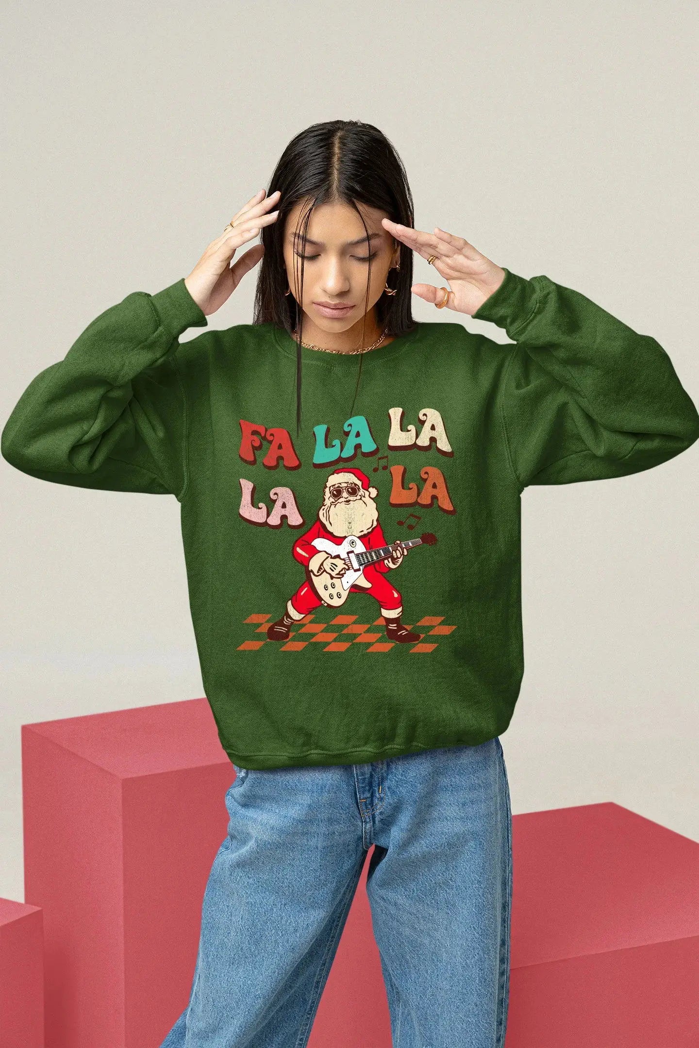 Colored Aesthetic Hipster Pure Cotton Quote Christmas Hoodie Hoodies-L