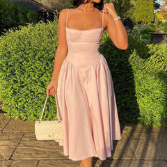 Bustier Midi Dress