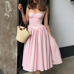 Bustier Midi Dress