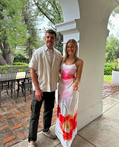 With Harper Lu Citrus Poppy Maxi