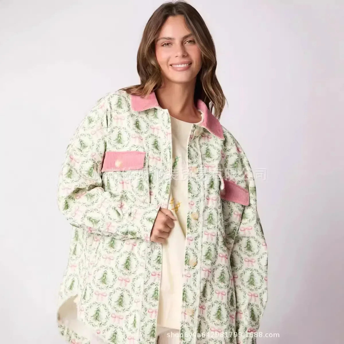 European American Christmas Jacket Coat Coats-241208