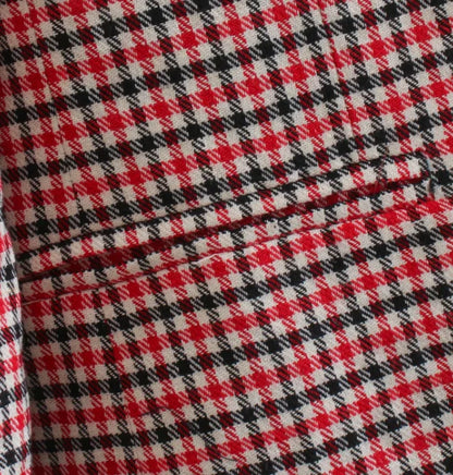 Fall women blazer jacket ladies tops office wear women korean plaid blazer vintage orange long blazer coat streetwear