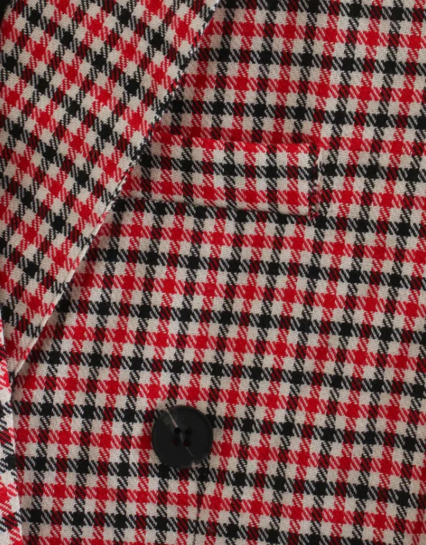 Fall women blazer jacket ladies tops office wear women korean plaid blazer vintage orange long blazer coat streetwear