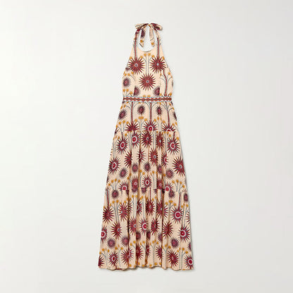 Summer Bohemian Tropical Floral dress