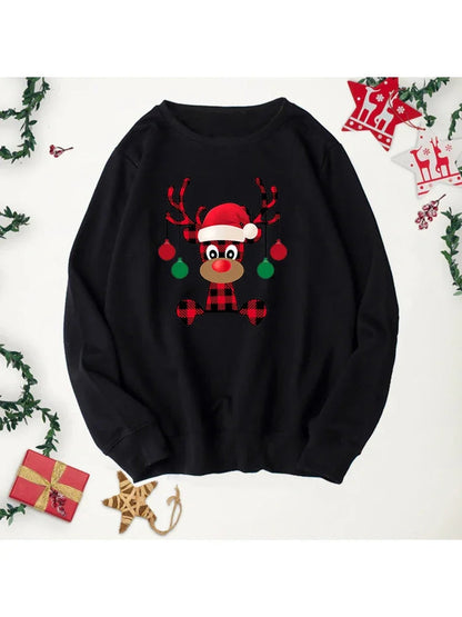 Buffalo Plaid Trees Christmas Hoodie Black9 / S Hoodies-L