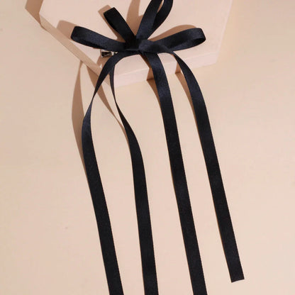 Ribbon Back Head Headdress - Christmas Hair Accessory Black Accessories-L