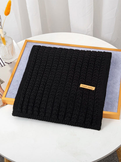 Thick Knitted Cashmere Lady Korean Style Winter Scarf Scarfs-L