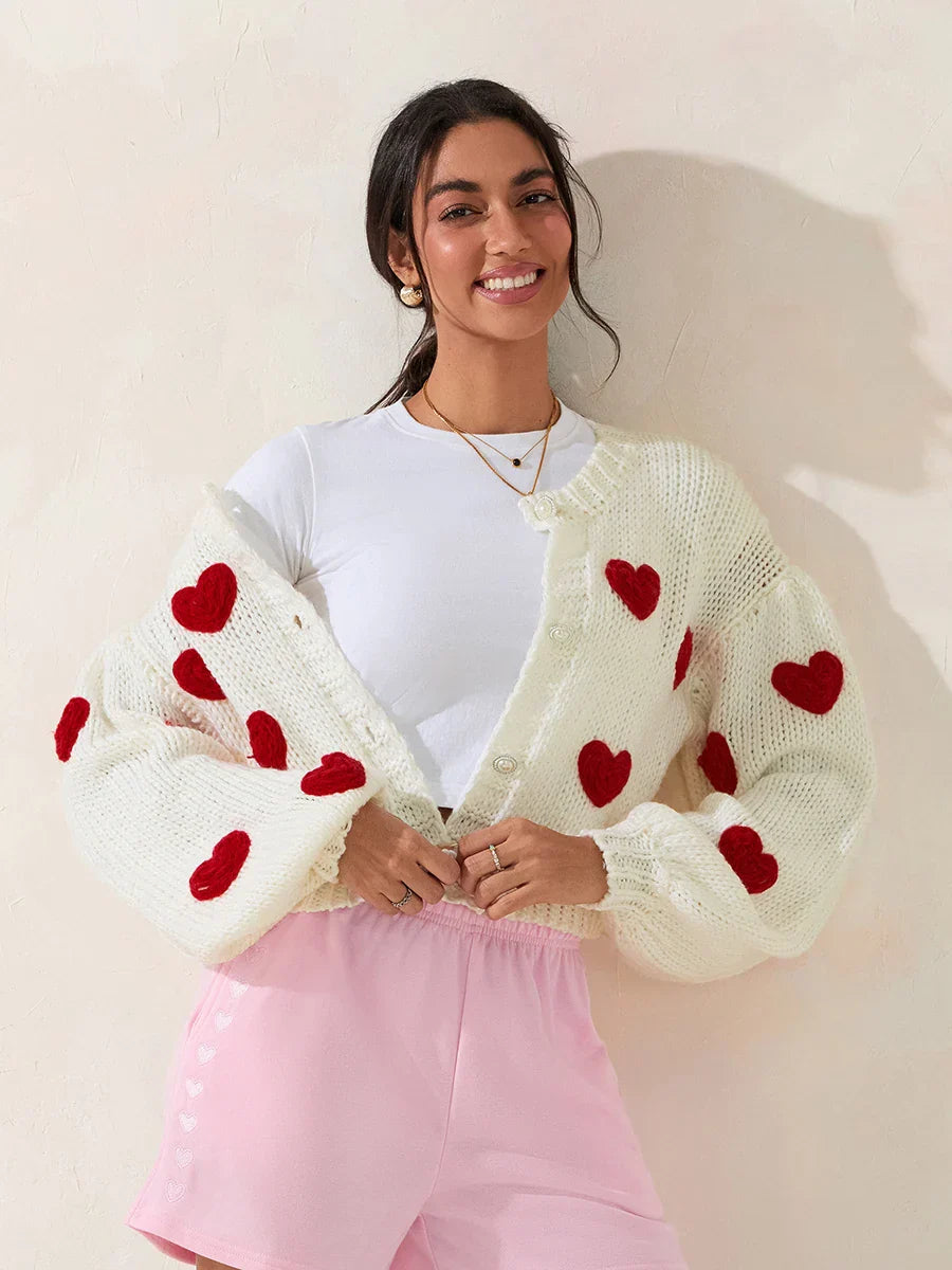 Autumn Sweater 3D Bow Cardigan Cardigan-241208