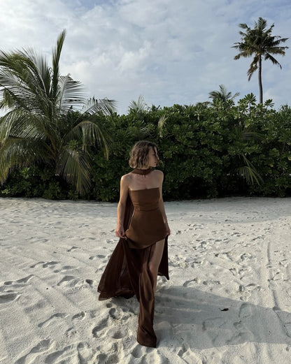 Asymmetrical Maxi Dress