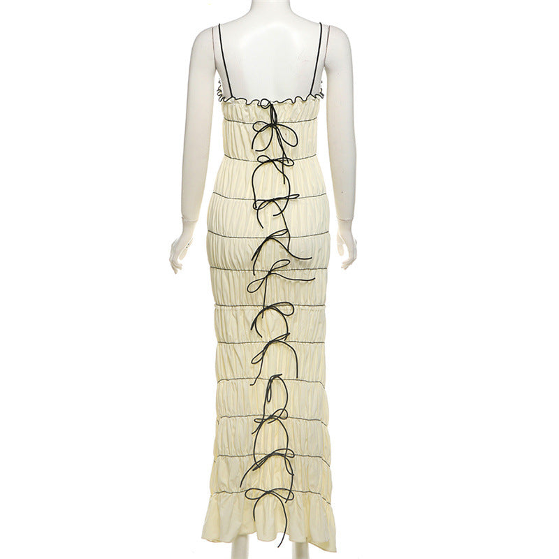 Elida Maxi Dress - Apricot