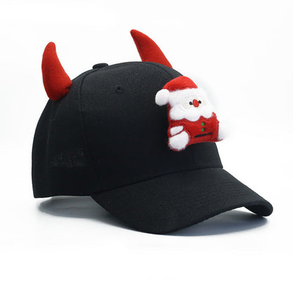 Demonic Horn Adjustable Peak Christmas Hat