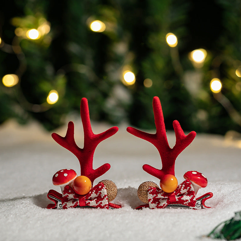 Cute Reindeer Christmas Dainty Hair Accessory