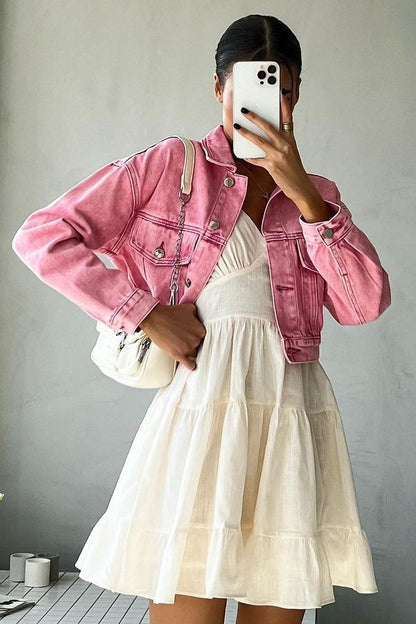 Linen Suspender Sleeveless Mini Dress