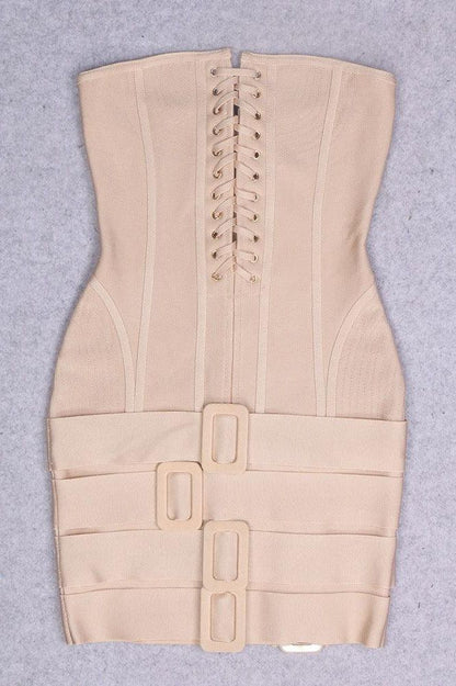 American tube top strap hip bandage dress