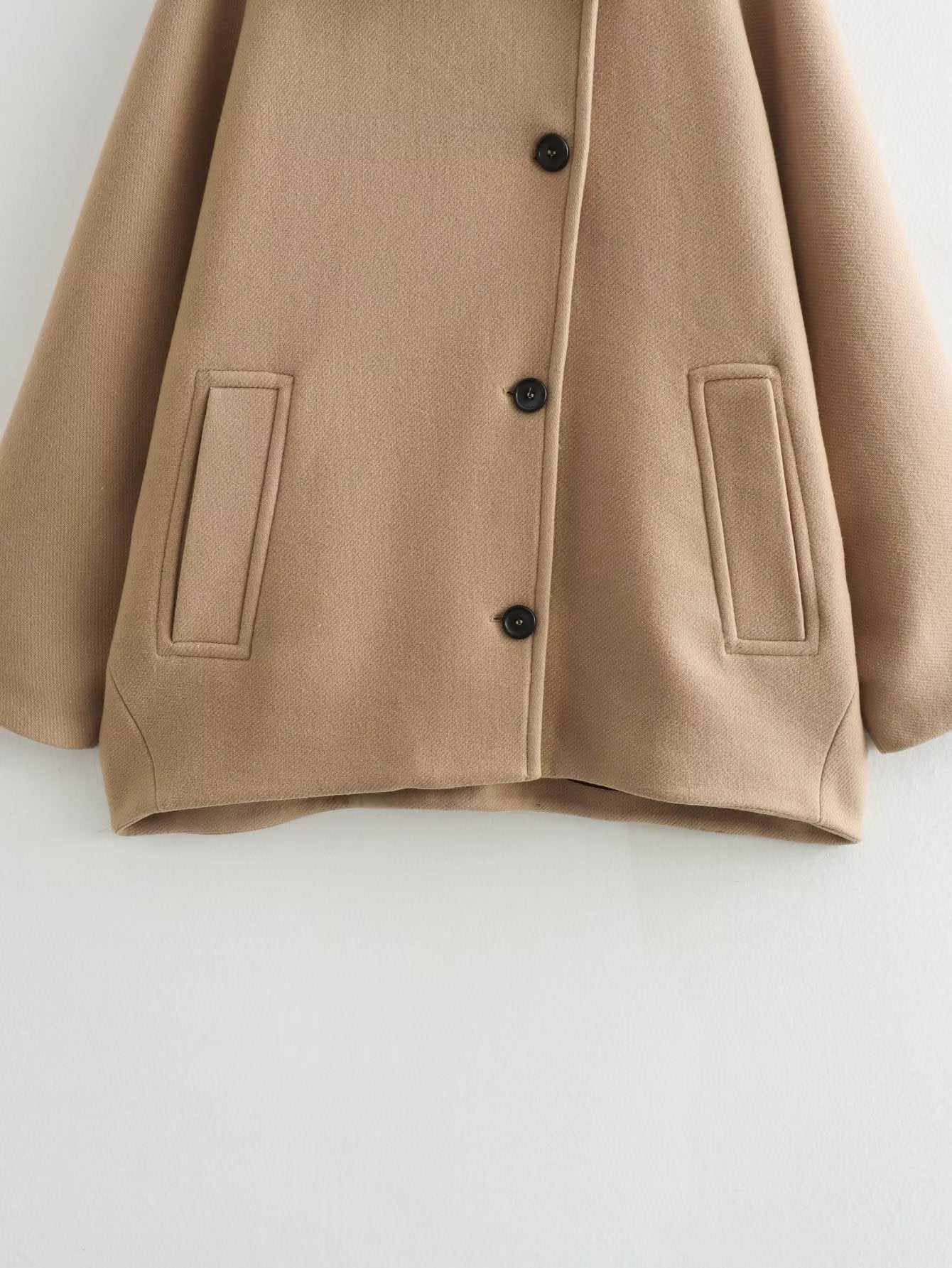 fall fashion trends Autumn and Winter New Loose Overcoat Coat Single-Breasted Mid-Length Top