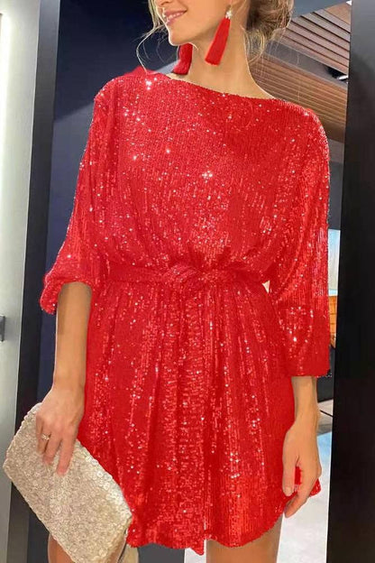 Party sparkling sequin dress