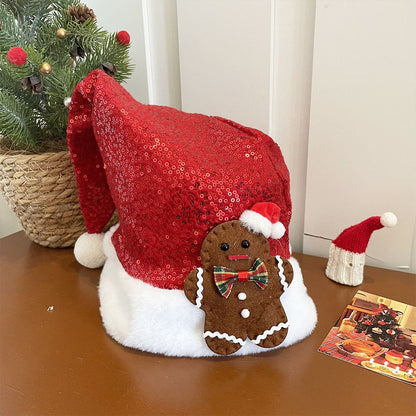 Plush Snowman Santa Soft Knit Christmas Hat