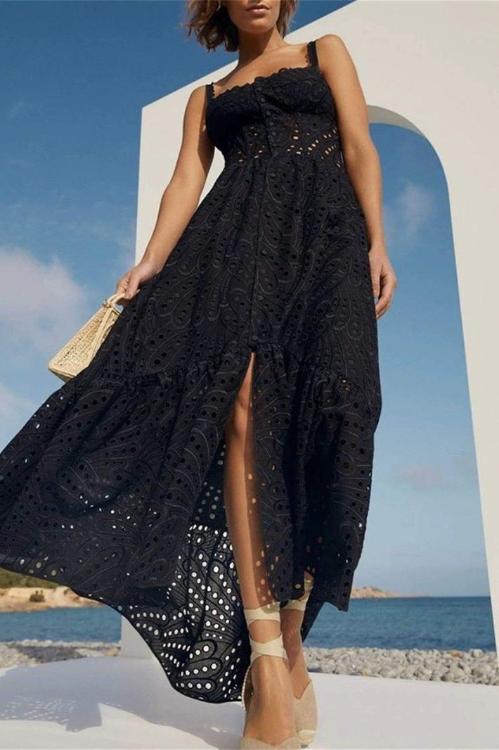 Sling Irregular Fishtail Dress