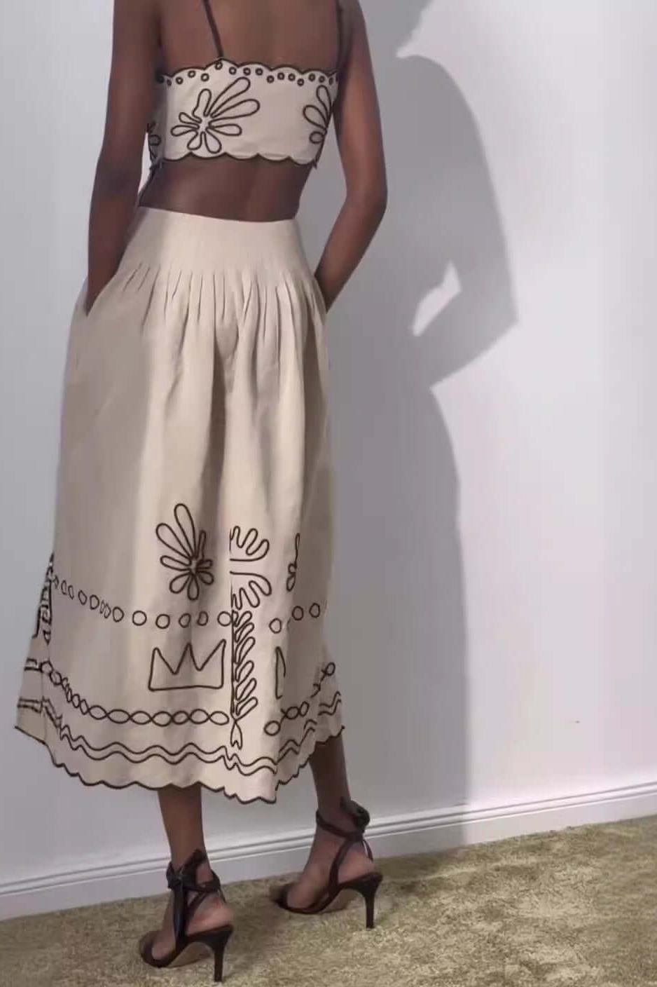 Fashion Printed Swing Dress