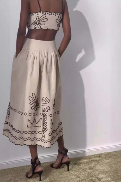 Fashion Printed Swing Dress