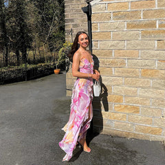 Floral Ruffle Maxi Dress