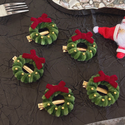 Whimsical Ribbon Bow Festive Hair Accessory