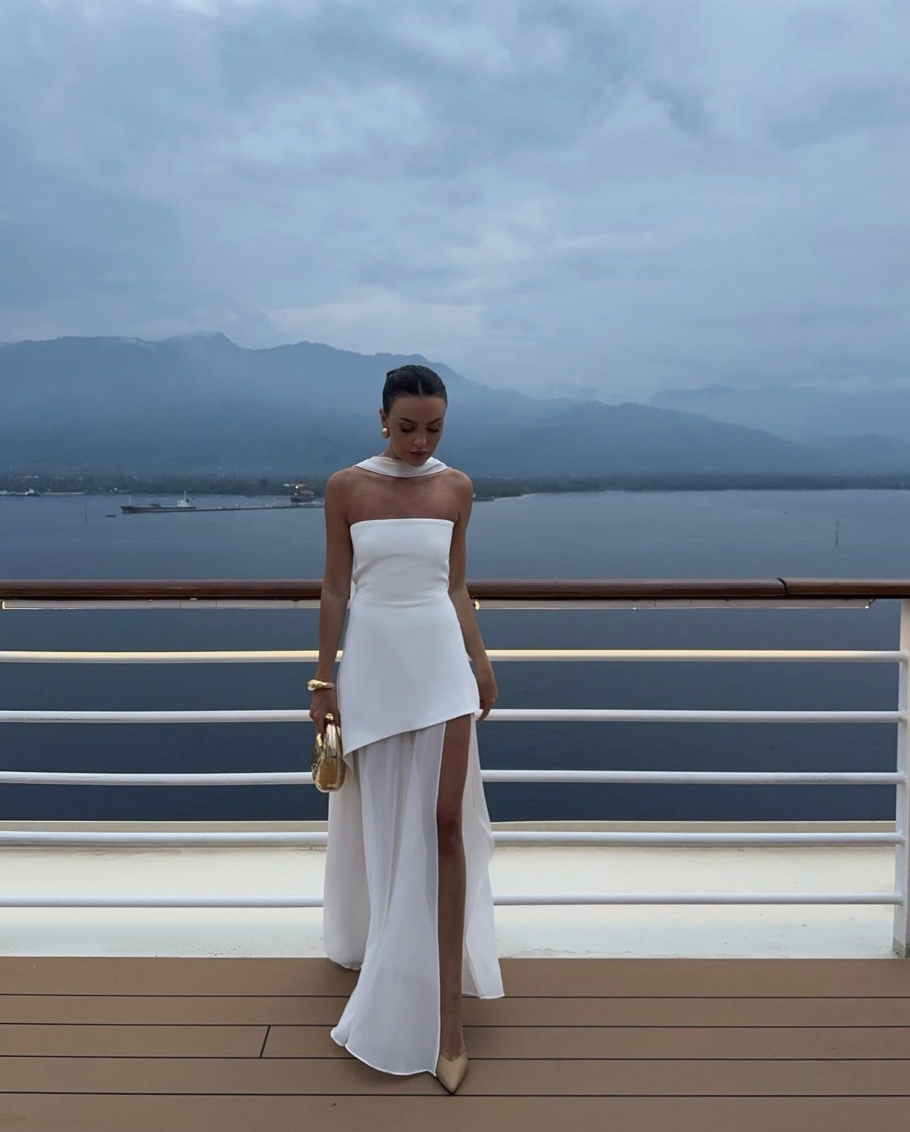 Asymmetrical Maxi Dress