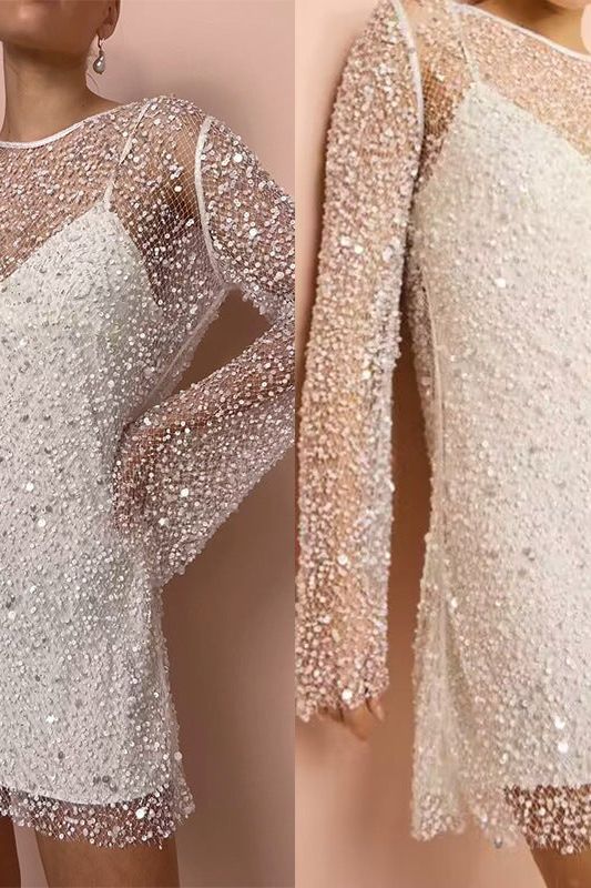 See-through Mesh Two-piece Suspender Dress