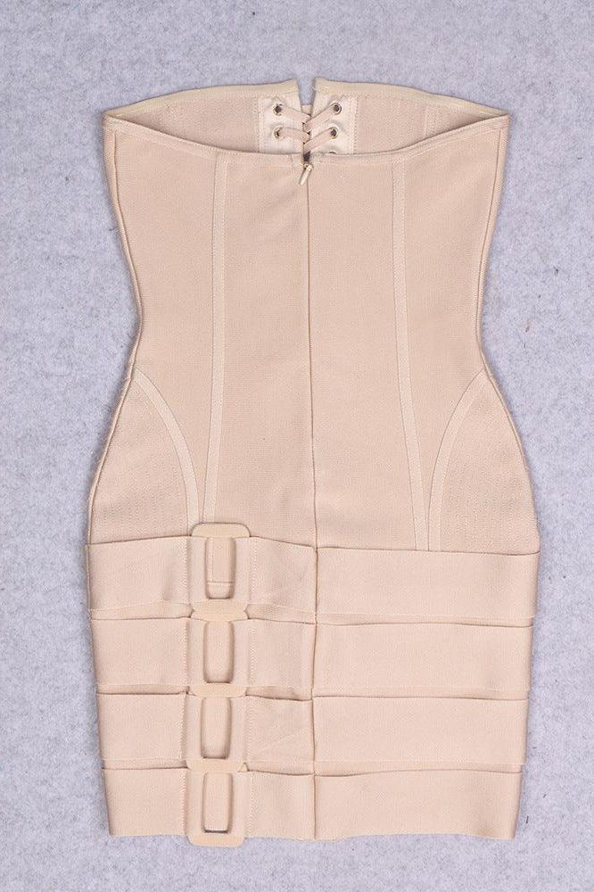 American tube top strap hip bandage dress