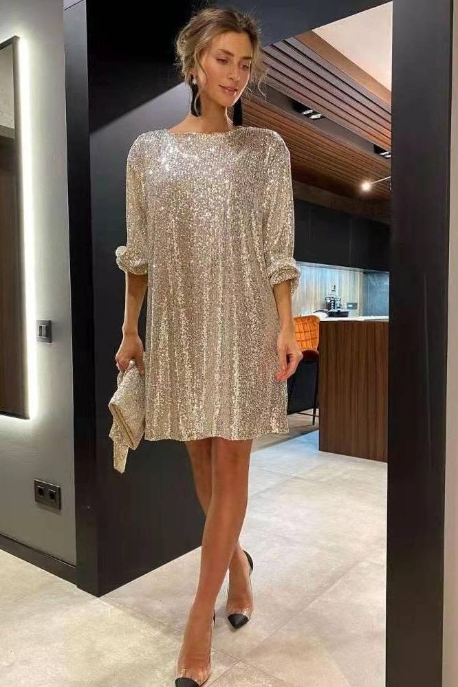Party sparkling sequin dress