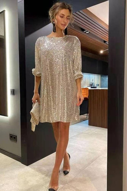 Party sparkling sequin dress
