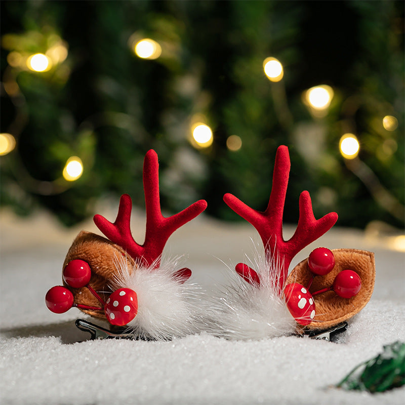 Cute Reindeer Christmas Dainty Hair Accessory