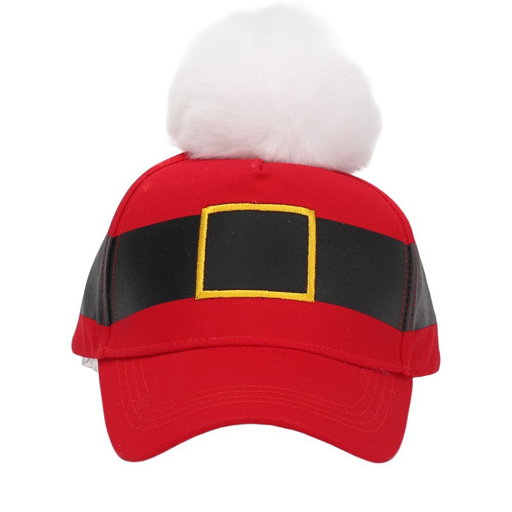 Pom Pom Baseball Christmas Hat