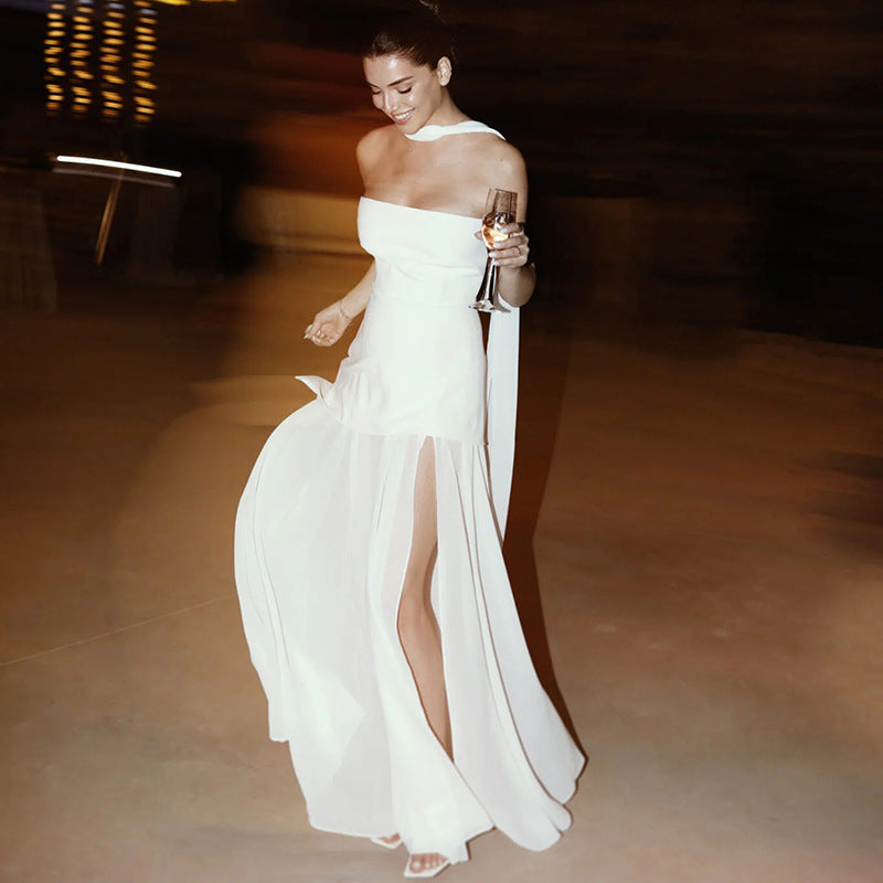 Asymmetrical Maxi Dress