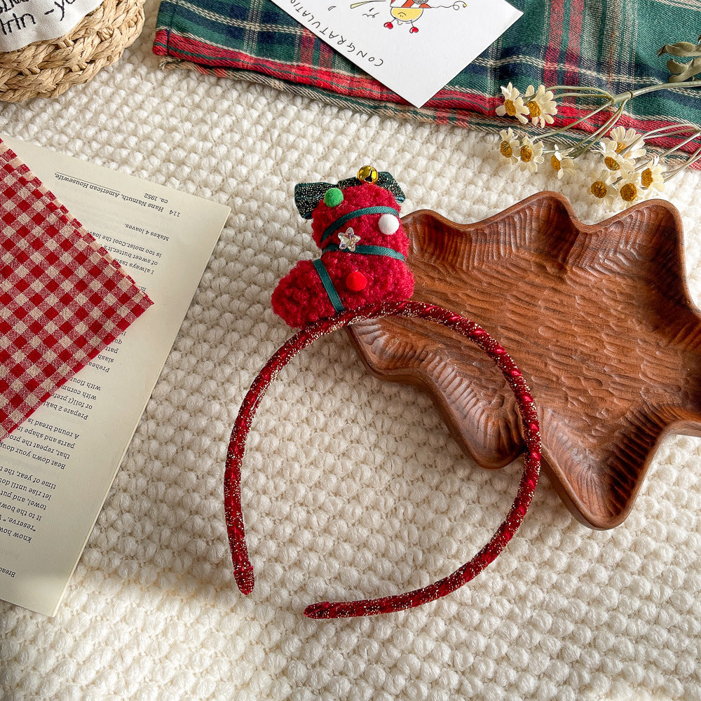 Christmas Cute Cartoon Plush Hair Accessory