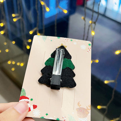 Christmas Cartoon Sparkle Clip Hair Accessory