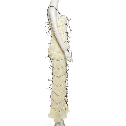 Elida Maxi Dress - Apricot