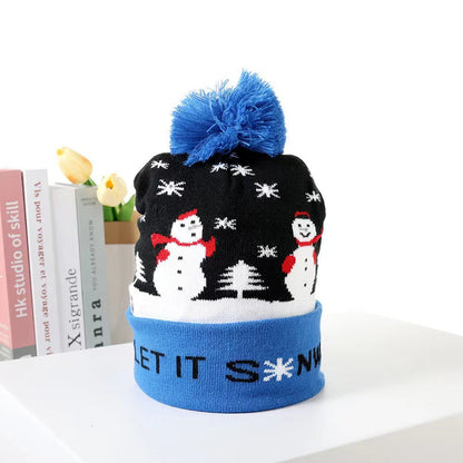 LED Light Up Knit Christmas Hat