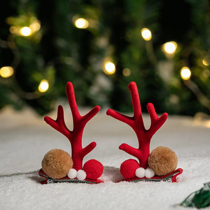 Cute Reindeer Christmas Dainty Hair Accessory