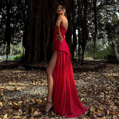 Asymmetrical Maxi Dress